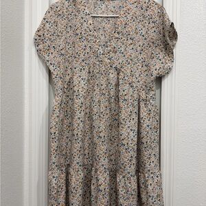 SHEIN Floral Mini Dress - Multicolor